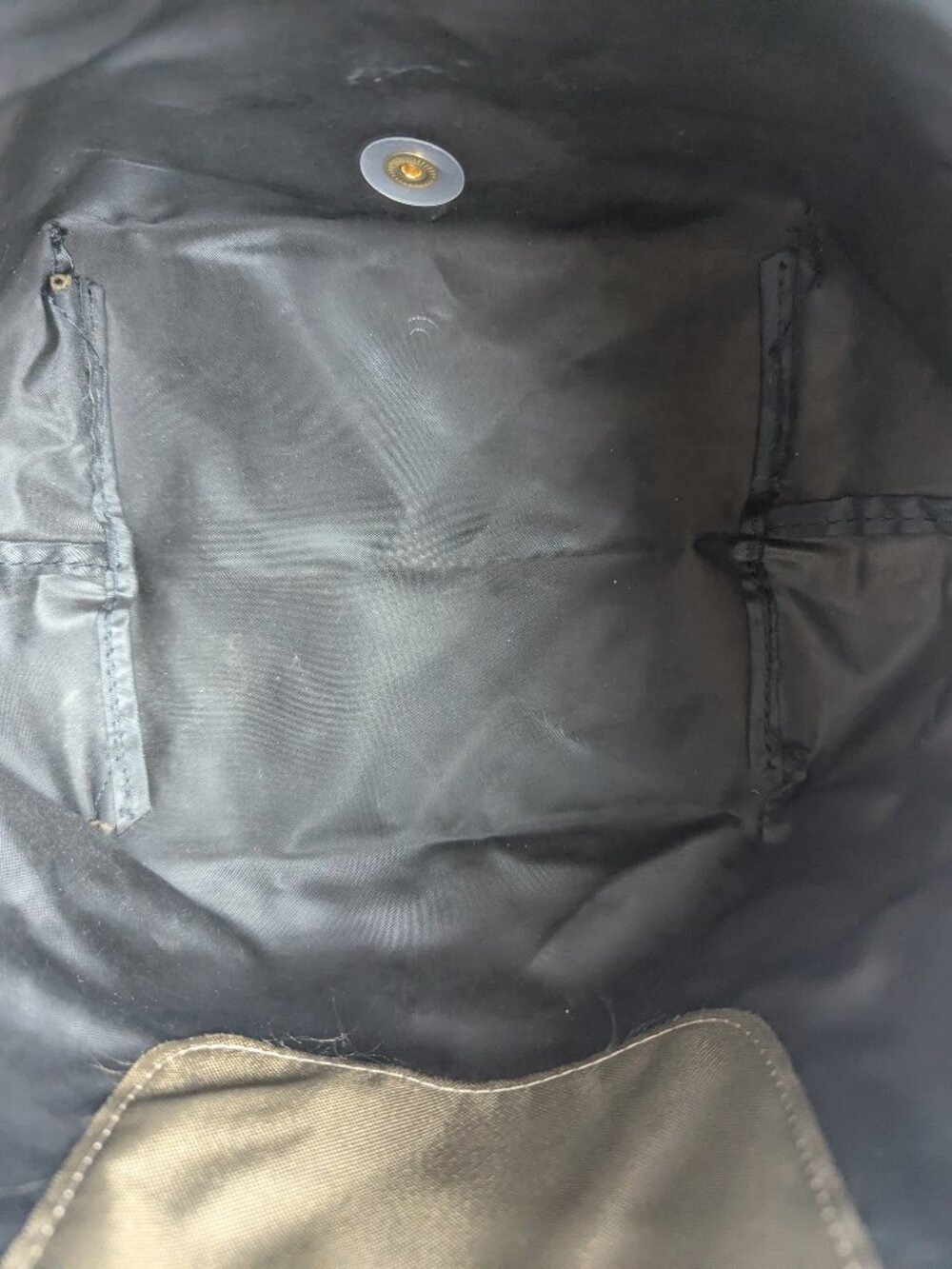 Authentic Longchamp Le Pliage Nylon Tote Bag Green | Used Nice | Fast Dispatch - Picture 4 of 15